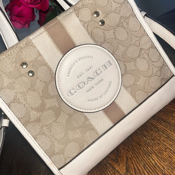 Coach Beige Leather Accessory - Picture 1 of 5